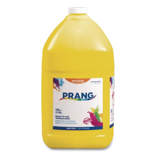 Image of Prang® X22803 Ready-To-Use Tempera Paint, Yellow, 1 Gal Bottle