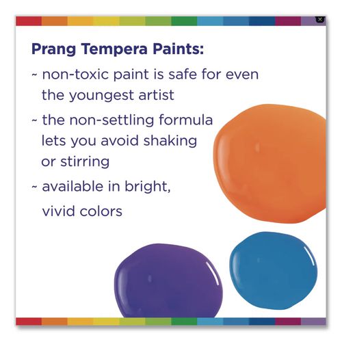 Image of Prang® X22803 Ready-To-Use Tempera Paint, Yellow, 1 Gal Bottle