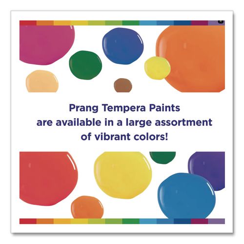Image of Prang® X21696 Ready-To-Use Tempera Paint, 12 Assorted Colors, 16 Oz Bottle, 12/pack