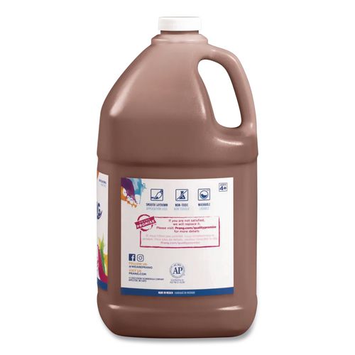 Image of Prang® X10608 Washable Paint, Brown, 1 Gal Bottle