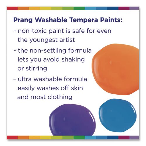 Image of Prang® X10605 Washable Paint, Blue, 1 Gal Bottle