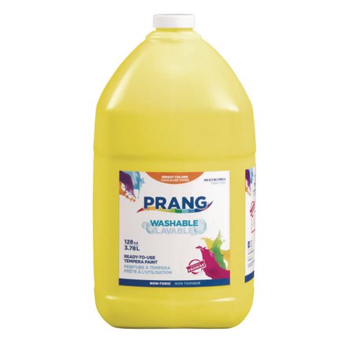 Image of Prang® X10603 Washable Paint, Yellow, 1 Gal Bottle