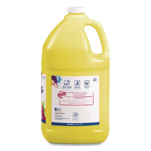 Image of Prang® X10603 Washable Paint, Yellow, 1 Gal Bottle