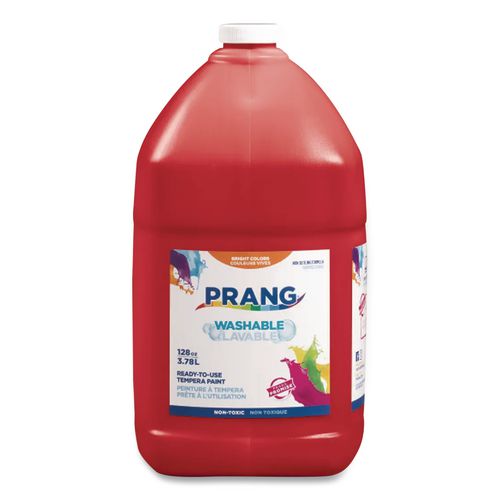 Image of Prang® X10601 Washable Paint, Red, 1 Gal Bottle