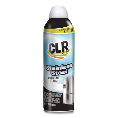 Image of CLR® CSS-12 Stainless Steel Cleaner, Citrus, 12 oz Can, 6/Carton