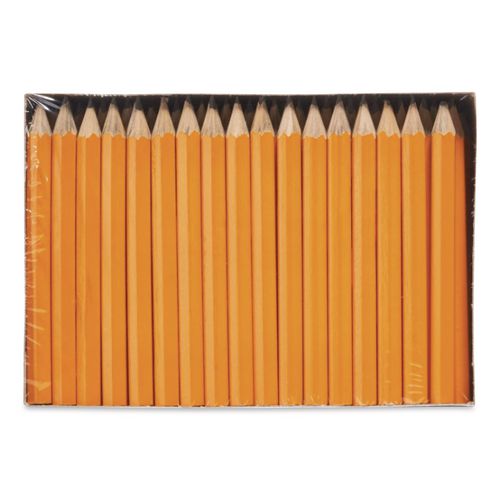 Image of Dixon® X14998 Golf Wooden Pencils, 0.7 Mm, Hb (#2), Black Lead, Yellow Barrel, 144/box