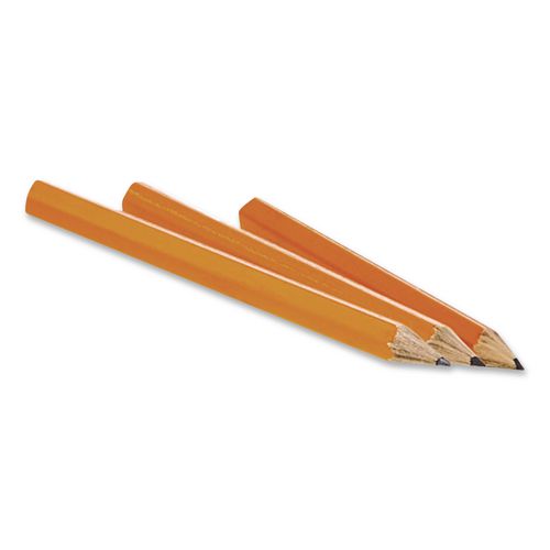 Image of Dixon® X14998 Golf Wooden Pencils, 0.7 Mm, Hb (#2), Black Lead, Yellow Barrel, 144/box