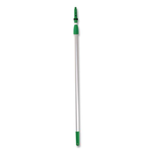 Image of Unger® EZ400 Opti-Loc Extension Pole, 13 Ft, Two Sections, Green/silver