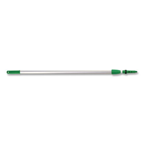 Image of Unger® EZ400 Opti-Loc Extension Pole, 13 Ft, Two Sections, Green/silver