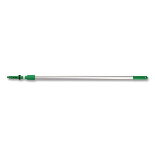 Image of Unger® EZ400 Opti-Loc Extension Pole, 13 Ft, Two Sections, Green/silver