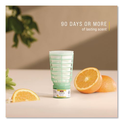 Image of Rubbermaid® Commercial FG402113 CirculAir 90 Passive Air Care Refill, Citrus, 1.62 oz, 6/Carton