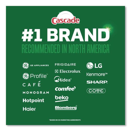 Image of Cascade® 06070 Actionpacs, Fresh Scent, 22.5 Oz Tub, 43/tub