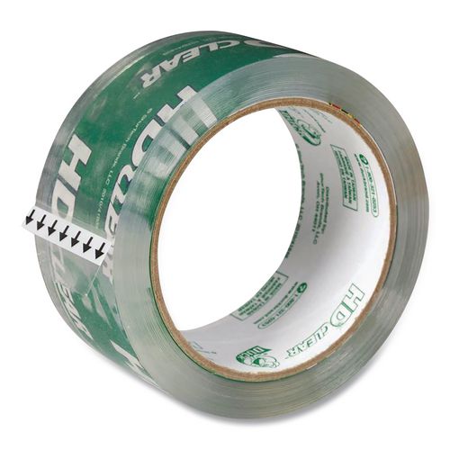 Image of Duck® 299016 Heavy-Duty Carton Packaging Tape, 3" Core, 1.88" X 109.3 Yds, Clear, 6/pack