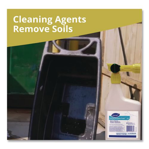 Image of Suma® 94266359 Dumpster Fresh, Floral, 32 Oz Spray Bottle, 4/carton