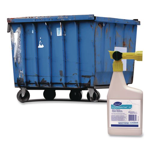 Image of Suma® 94266359 Dumpster Fresh, Floral, 32 Oz Spray Bottle, 4/carton