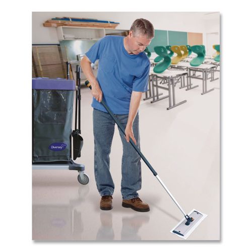 Image of Diversey D7520280 TASKI Ultra Plus Mop Frame, 16" Mophead Size, PET/Polyamide/Polyester Black/White