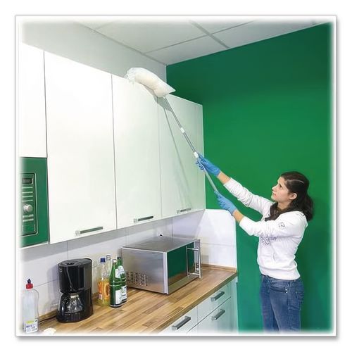 Image of Unger® DS50Y Produster Disposable Replacement Sleeves, Polyester, White, 7" X 18", 50/pack