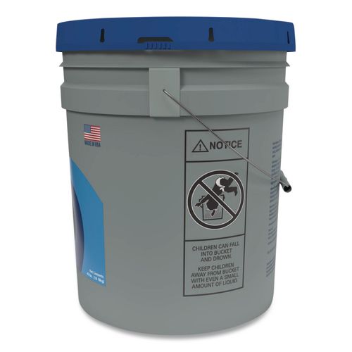 Image of Boardwalk® 700394 Low Suds Industrial Powder Laundry Detergent, Fresh Lemon Scent, 40 Lb Pail