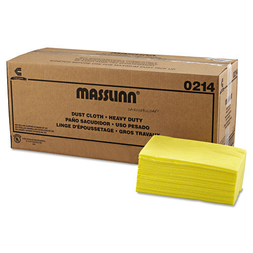 Image of Chix® 0214 Masslinn Dust Cloths, 1-Ply, 24 x 40, Unscented, Yellow, 25/Bag, 10 Bags/Carton
