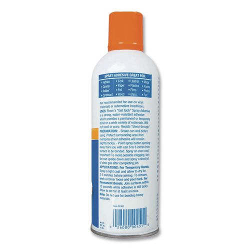 Image of Elmer's® E451 Multi-Purpose Spray Adhesive, 11 Oz, Dries Clear