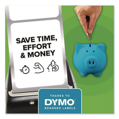 Image of DYMO® 2050766 LW Address Labels, 0.75" x 2", White, 500 Labels/Roll, 6 Rolls/Pack