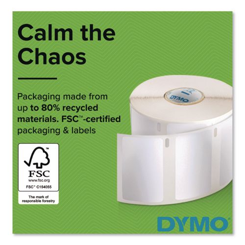 Image of DYMO® 2050766 LW Address Labels, 0.75" x 2", White, 500 Labels/Roll, 6 Rolls/Pack
