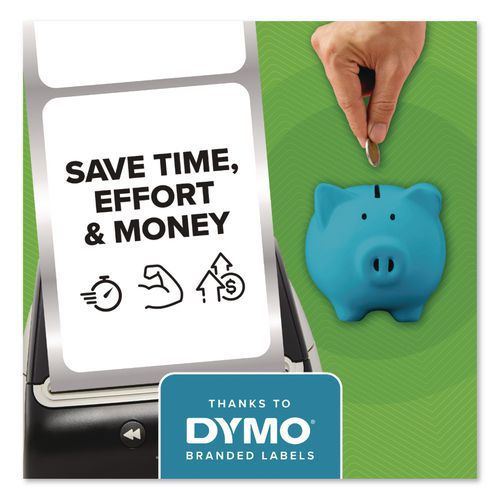Image of DYMO® 2050821 LW Multipurpose Labels, 1" x 2.13", White, 500 Labels/Roll, 12 Rolls/Pack