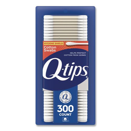 Image of Q-tips® 17900PK Cotton Swabs, Antibacterial, 300/pack