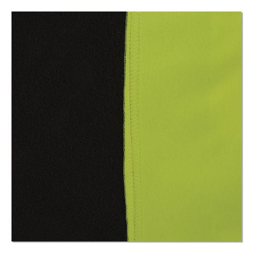 Image of ergodyne® 22877 GloWear 8311BK Class 3 Essential Hi-Vis Hooded Sweatshirt with Black Bottom, 3X-Large, Lime