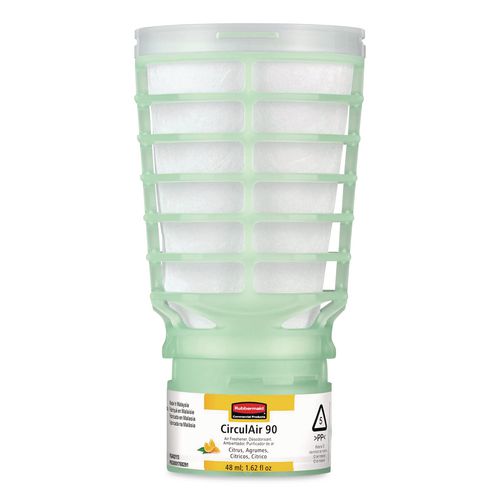 Image of Rubbermaid® Commercial FG402113 CirculAir 90 Passive Air Care Refill, Citrus, 1.62 oz