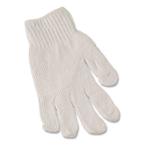 Image of AMBITEX® CTPS400SM/NLW PRO CTPS400/NLW Series Natural White String Knit Gloves, Reversible, Small, White, 12 Pairs