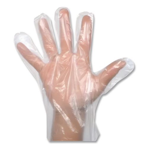 Image of AMBITEX® EFMD2000 EconoFit Plus Polyethylene Gloves, Powder-Free, Medium, Clear, 200/Box, 10 Boxes/Carton