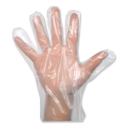 Image of AMBITEX® EFXL2000 EconoFit Plus Polyethylene Gloves, Powder-Free, X-Large, Clear, 200/Box, 10 Boxes/Carton