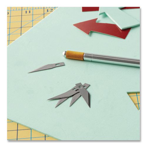 Image of X-ACTO® XZ3601W No. 1 Z-Series Precision Utility Knife with Replaceable Steel Blade, Safety Cap, Silver