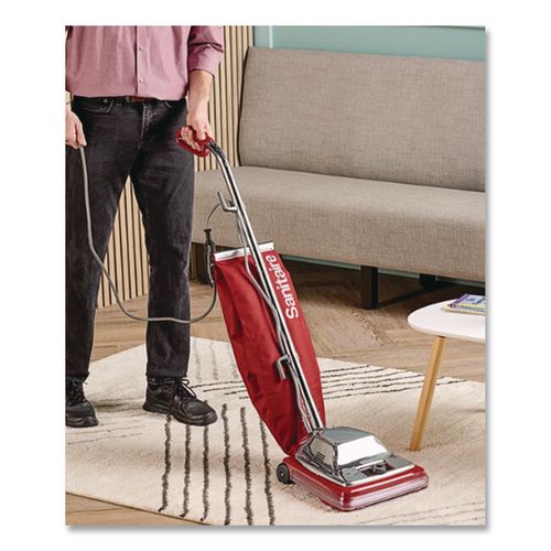Image of Sanitaire® SC886G TRADITION Upright Vacuum SC886F, 12" Cleaning Path, Red