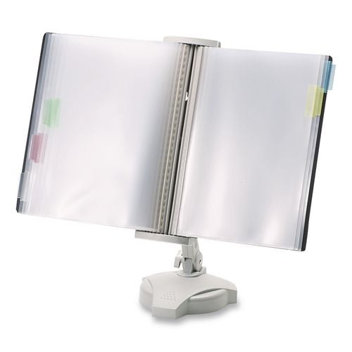 Image of Fellowes® 22300 Reference Rack, Plastic, Letter, 10 Pockets, Platinum