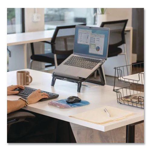 Image of Fellowes® 9179301 Photo Gel Mouse Pad with Wrist Rest with Microban Protection, 7.87 x 9.25, Sandy Beach Design