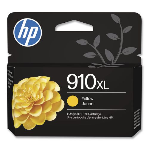 Image of HP 3YL64AN#140 HP 910xl, (3yl64an) High-Yield Yellow Original Ink Cartridge