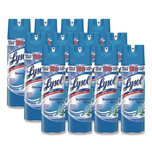 Image of LYSOL® Brand 19200-79326 Disinfectant Spray, Spring Waterfall Scent, 19 Oz Aerosol Spray