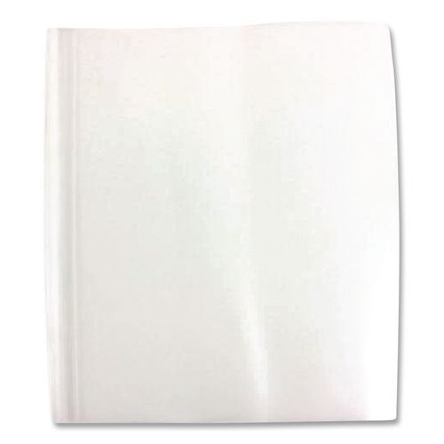 Image of GBC® W67504 Slide 'n Bind Report Cover, Swing Clip, 8.5 X 11, Frosted/clear, 10/pack