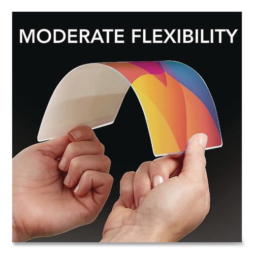 Image of GBC® 3745686 Selfseal Self-Adhesive Laminating Pouches And Single-Sided Sheets, 8 Mil, 4.13" X 2.94", Gloss Clear, 10/pack