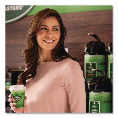 Image of Green Mountain Coffee® 5000052757 Vermont Country Blend Decaf Coffee Fraction Packs, 2.2oz, 50/carton