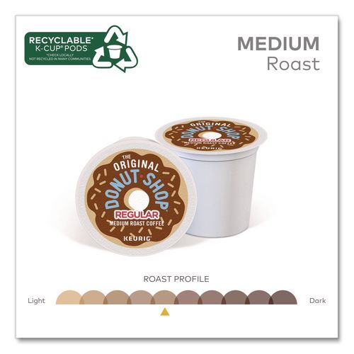 Image of The Original Donut Shop® 7111 Donut Shop Regular Bulk K-Cups, 70/Carton