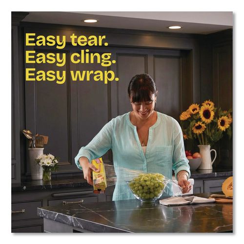 Image of Glad® 00020 Cling'N Seal Plastic Food Wrap, 11.62" x 69 yd, 12 Rolls/Carton