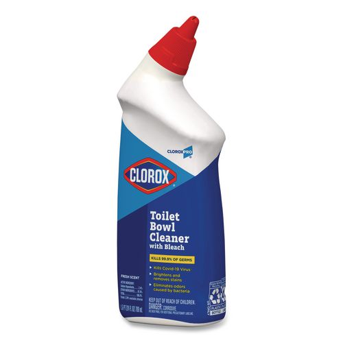Image of Clorox® 00031 Clorox Pro Toilet Bowl Cleaner with Bleach, Fresh Scent, 24 oz Bottle