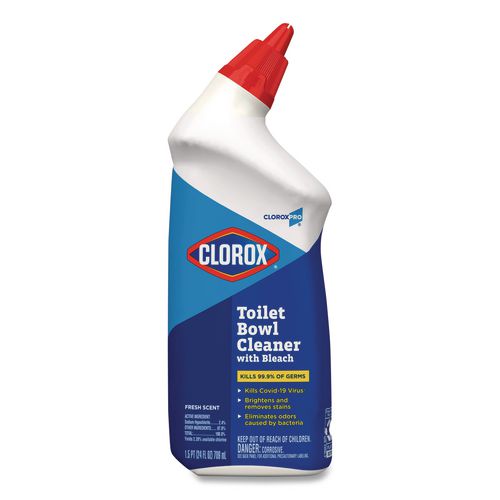 Image of Clorox® 00031 Clorox Pro Toilet Bowl Cleaner with Bleach, Fresh Scent, 24 oz Bottle