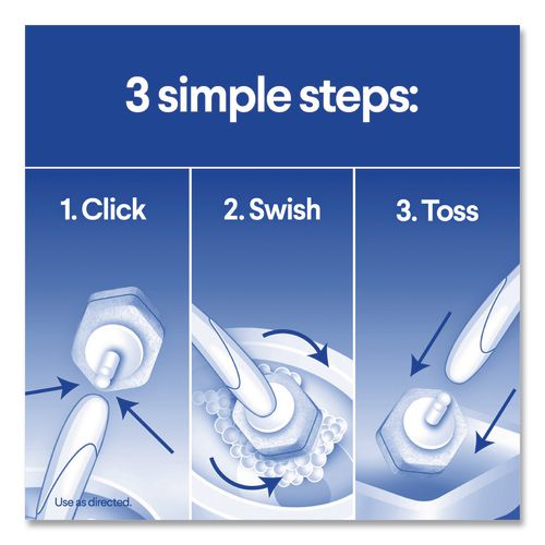 Image of Clorox® 03191 Toiletwand Disposable Toilet Cleaning System: Handle, Caddy And Refills, White