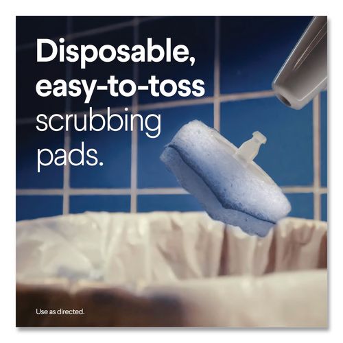Image of Clorox® 03191 Toiletwand Disposable Toilet Cleaning System: Handle, Caddy And Refills, White