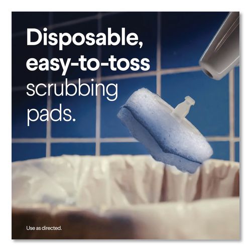 Image of Clorox® 03191 Toiletwand Disposable Toilet Cleaning System: Handle, Caddy And Refills, White, 6/Carton