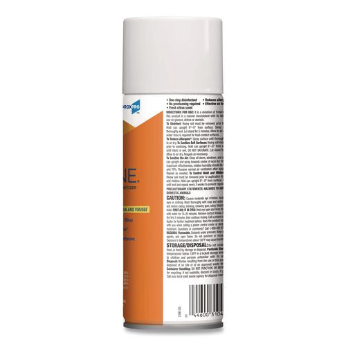 Image of Clorox® 31043 4-In-One Disinfectant And Sanitizer, Citrus, 14 Oz Aerosol Spray, 12/carton
